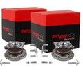 2X METZGER RADLAGER-SATZ HINTEN PASSEND FÜR RENAULT TWINGO SMART FORFOUR FORTWO