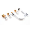 5 Loch Badewannenarmatur Wasserhahn Handbrause Wannenrand Armatur Chrom Set