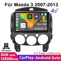 Für Mazda 2 2007-2013 Android 13 Autoradio Mit Bluetooth GPS Navi WIFI RDS 128GB