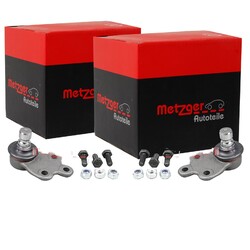 2X METZGER TRAGGELENKE VORNE PASSEND FÜR FORD FOCUS LINKS+RECHTS