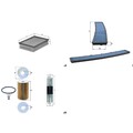KNECHT FILTER-PAKET SET passend für BMW 3er E46 316+318+318Ci/105 116 118PS