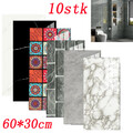 10/20X PVC Marmor Wandaufkleber Selbstklebend Steinoptik Wandpaneele Küche Bad