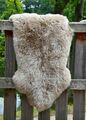 Australisches Merino Lammfell Schaffell taupe Leder Teppich Fell wählbare Größe 