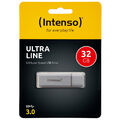 kQ Intenso Ultra Line USB Stick 32GB Highspeed USB 3.2 Alu silber 32 GB