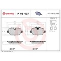 P 06 037X BREMBO Bremsbelagsatz, Scheibenbremse XTRA LINE