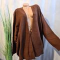S.Oliver Triangle Strickjacke Strick braun Gr. 48 bis 52 Langarm (0 943) NEU