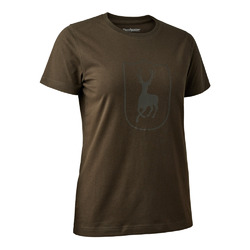 Deerhunter Lady Logo T-Shirt Damen Jagd Outdoor Freizeitshirt Damenshirt