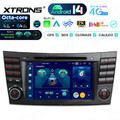 2K 7" 4G+64GB Autoradio Android 14 GPS Navi Gyroscope DSP für Mercedes W211 W219