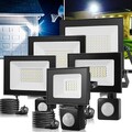 LED Fluter mit Bewegungsmelder Außen Strahler Scheinwerfer 10W 20W 30W 50W 100W