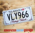 USA Nummernschild/Kennzeichen/license plate/US car*Alabama Vintage Vehicle*