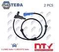 HCA-PE-004 ABS SENSOR DREHZAHLFÜHLER HINTEN NTY 2PCS FÜR PEUGEOT 206,206 SW