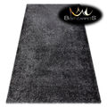 Erstaunlich moderner Teppich zottig ""FLAUSCHIG"" 5cm, weich, einfarbig, GRAU hochwertig
