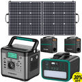 1000W Solar Generatoren 518Wh Powerstation Stromerzeuger Mit 18V 100W Solarpanel