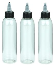 3x Kunststoffflasche 250ml Stiftflasche PE Plastikflasche mit Dosierspitze