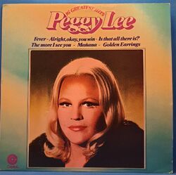Peggy Lee -16 Greatest Hits- LP Nl 1976 NM/NM