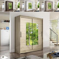 Kleiderschrank Paradise III mit Spiegel Schiebetür Schrank