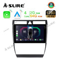 2+64G Android 14 Autoradio Apple Carplay  GPS Navi für Audi A6 S6 RS6 C5 1DIN