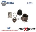 49-1645 GELENK ANTRIEBSWELLE TRANSMISSION END MAXGEAR 2PCS NEU OE QUALITÄT