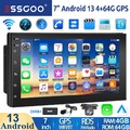 DAB+ Android 13 4+64G Autoradio 7" 2 DIN Carplay GPS NAVI RDS Bluetooth +Mik Kam