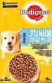 (€ 3,40/kg) Pedigree Junior Huhn & Reis Hundefutter für mittelgroße Welpen 15 kg