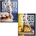 Ben Lebus Collection 2 Books Set Mob Kitchen, MOB Veggie Feed Hardcover NEW