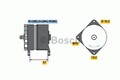 BOSCH 0 986 039 490 Lichtmaschine Generator LiMa 65A 28V für SCANIA 3 - series