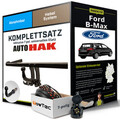 Anhängerkupplung abnehmbar für FORD B-Max +E-Satz Kit NEU