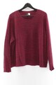 Divided H&M Damen Pullover Gr. XL Strickpullover Bordeaux Polyacryl #DD-60