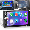 7" Autoradio CarPlay Android Single 1 DIN Auto FM Bluetooth USB TouchScreen SWC