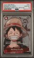 PSA 10 Gem Mint Monkey D. Luffy P-001 25th Anniversary Promo One Piece English