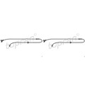 2x TOPRAN ABS-SENSOR RADDREHZAHL HINTEN BEIDSEITIG passend für VW GOLF VENTO