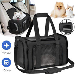 Transporttasche für Katze Hund,Katzentransportbox,Faltbar Hundetasche für Reise