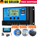 Solar Laderegler 30A - 100A PWM Solar Panel Controller Regulator 12V/24V Mit USB