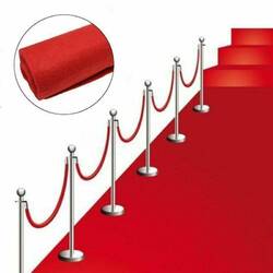 Messeteppich roter Teppich VIP Läufer Event Teppich Hochzeitsteppich 1mx 10m