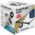 HOOK ANHÄNGERKUPPLUNG für VW Caddy IV 15-20 starr + 7-pol E-Satz SPEZ o. Vorb.