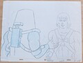 He-Man Vintage Animation Art - Original Zeichnung - HE-MAN & MAN-E-FACES