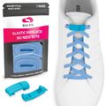 SULPO Elastische Schnürsenkel mit Schnellverschluss - Schuhbänder ohne Binden