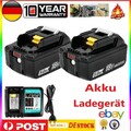 NEU 18V 5000mAh Akku Für Makita BL1850B BL1830B BL1860B Led Anzeige / Ladegerät