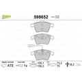 Bremsbelagsatz Scheibenbremse VALEO 598652 für VW Transporter T5 Multivan