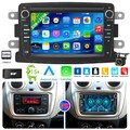 DAB+ Android 15 Autoradio GPS CarPlay NAVI Für Renault Dacia Duster Dokker Lodgy