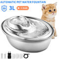 3L Trinkbrunnen Haustier Automatisch Wasserspender für Katzen Hunde mit Filter
