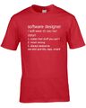 Software Designer Scharf T-Shirt It Guy Job Arbeit Coder Coding Geschenk Herren