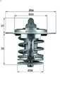 Thermostat, Kühlmittel MAHLE TX 84 77