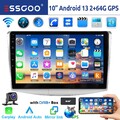 Autoradio DAB+ 2+64GB Android 13 Carplay GPS WiFi Für VW Passat B6 B7 CC Magotan