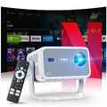 Mini Beamer 1080P Heimkino Beamer Video Projektor 500 ANSI Lumen LCD Beamer 4K