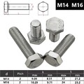 M14 M16 Sechskantschrauben Linksgewinde Schrauben Edelstahl 2A V2A DIN 933