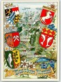 39245973 - 8980 Oberstdorf Landkarte Das obere Illertal Wappen