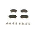 Bremsbelagsatz Scheibenbremse 0 986 424 124 BOSCH für OPEL INSIGNIA CHEVROLET