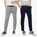 s.Oliver Herren Chino Hose mit Gürtel Stoff Chinohose Austin Slim Fit | 2 Längen