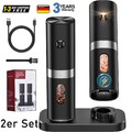 2 PROFI Pfeffermühle Elektrische Salz Und Pfeffermühle USB Aufladbar Gewürzmühle